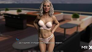 In Waterworld, she eagerly sucks his huge cock in episode 1 34