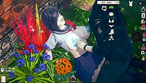 【性格機械的で無感情】 Ai〇女プレイエロ動画 可愛いショートカット黒髪爆乳jk編 エッチシーンあり リアル3dcgエロゲーム【ヘンタイゲーム 】