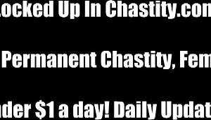 Goddess binds you in bondage for chastity