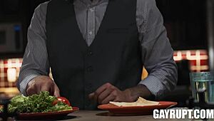 dante colle and carter woods engage in gay doggystyle with a monster cock