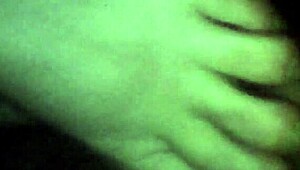 Intense Footjob Cumshot with BBW Wife