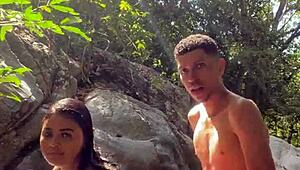 jungle sex with unknown girl in colombian river