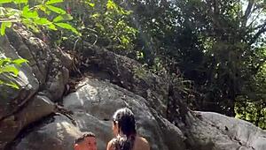jungle sex with unknown girl in colombian river