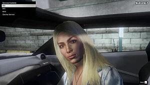In GTA 5, I picked up a hooker in the car and had sex with her in first person