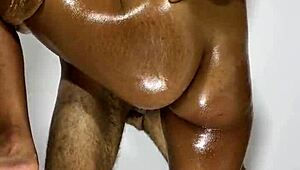 Oiled Latina Babe Feels Deep Creampie Ecstasy With Ricky Valenz