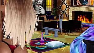 Watch this 3D stripper rip her clothes off 😍🔥