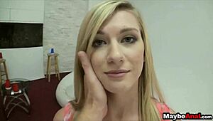 hot skinny blonde chloe dixie gets dick in ass outdoors