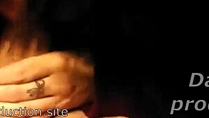 Suggestive POV Blowjob With Tattooed Goth Teen In Car