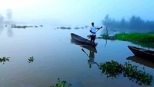 My first time crossing the river by boat to get filled by Maskgodez!