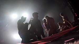 Have you seen these porn stars in a wild gay orgy dancing at the night club?