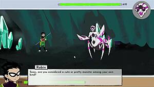 in 18titans episode 49, the lover gets animated hentai action