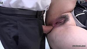 Hell yeah, sub hairy Zhelia Karima takes anal doggystyle with spanking!