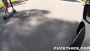 Kenzie Madison exclaims, 'Bend me over and fuck my thick ass hard! Cum all over me!'