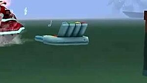 i tamed that bad girl on the beach, she sucked my monster cock