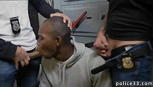 Black men fuck white in orgy after shoplifting leads to culo