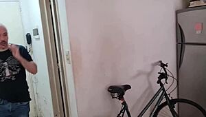 gay amateur begs hostel owner, 'fuck my big ass as payment!' with monster cock