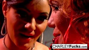 Charley Chase And Her Sexy Girlfriend Engage In Intense Fucking And Blowjob Action
