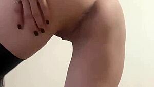 Woman in Lingerie and Stockings