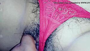 Look At My Wife In Her Red Thong! She's So Hot