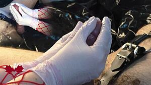 女主人白手套撸管还用扩张器玩尿道我直接射了