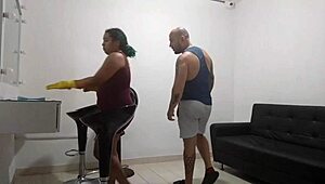 i get excited watching the maid clean, offer her a tip to suck my dick 😏