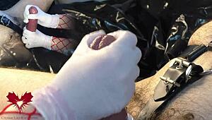 女主人白手套撸管还用扩张器玩尿道我直接射了