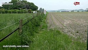 my dirty hobby - wanna see a public latex fan get slammed?