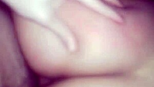 Latina BBW with big ass and tits gets deepthroat and handjob.