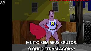 Gay Cartoon Hero with a Massive Booty - Wow!