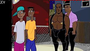 Gay Cartoon Hero with a Massive Booty - Wow!