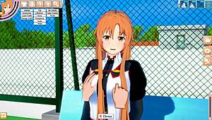 Explore The Anime Game Koikatu With Asuna And Sao Characters
