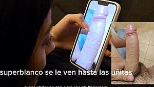 mi novia freakin out over my friends' cocks, so cute!