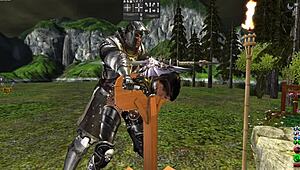 lonely knights get spanked and fucked hard with big tits and ass!