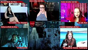 Horny Goth Judge Jane Dominates Monster in University Roleplay!