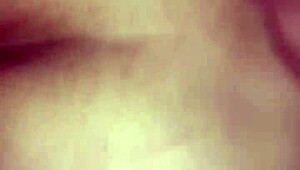 Husband bends over his wife for intense doggystyle fucking. She moans loudly.