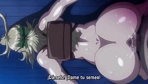 in seika jogakuin ep 4, the girls get into some hardcore blowjobs and creampies with the old man