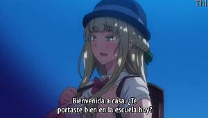 in seika jogakuin ep 4, the girls get into some hardcore blowjobs and creampies with the old man