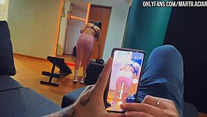 Argentinian Teen Caught on Camera Gets Pounded in POV Creampie