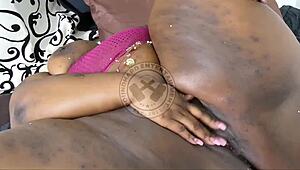 look at these cumshots landing on her huge tits and ass