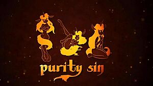 avatar game guard gives a sexy blowjob to the muscular trainer