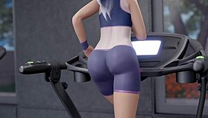 Nagatoro Enjoys Fun Activities at the Gym