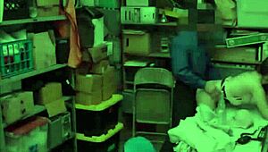 Cute Teen Caught Stealing and Screwed Hard by Horny Guard