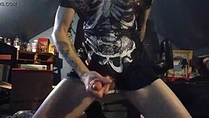 whitecockolate gets fingered and masturbates in maledom scene