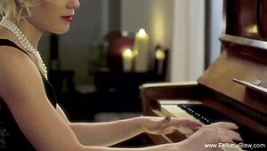 blonde and brunette share upside down blowjob fun