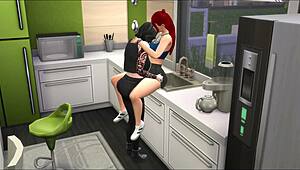 My goth girlfriend explores the sims 4 futa storyline part 1