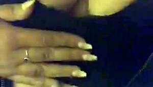 this girl with enormous tits gets a massage from her friend and starts masturbating