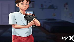 Summertimesaga - Sexy Anime Teen With Big Ass In Hentai Game!