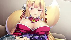 Ejaculation Time Play features fox girl in all sex scenes part 1