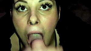 Step-sister in pigtails asks for cum in mouth?