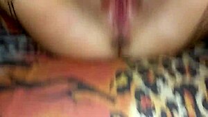 i fucked my wife and blasted cum on her pussy close-up